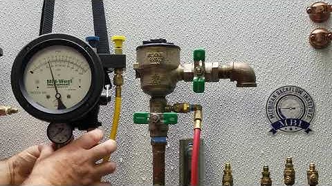 ASSE test procedure for 1056 3 valve kit