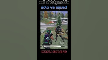 Solo Vs Squad CALL OF DUTY MOBILE #Short