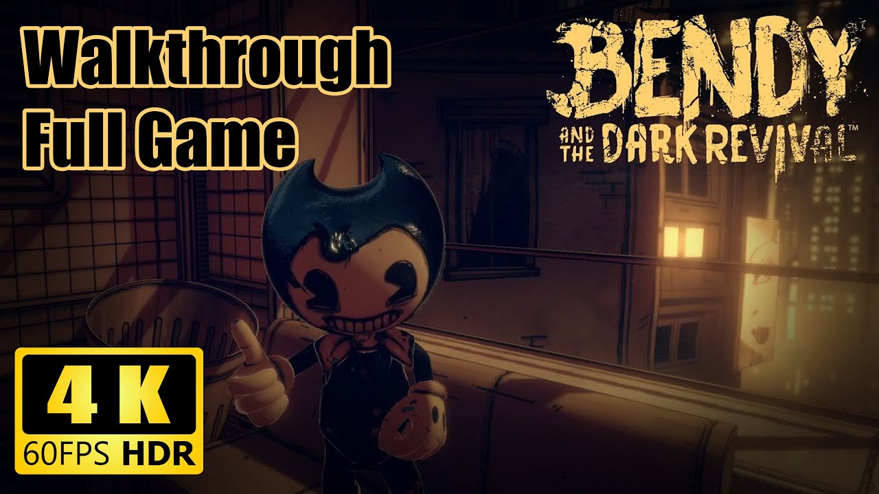 BENDY AND THE DARK REVIVAL - Full Game Walkthrough - Gameplay All