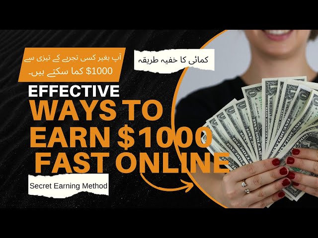 How to make money online | How to make money fast | How to earn $1000 fast class=