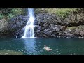 Hiking in Maui - HUGE WATERFALL