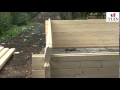 Tuin  how to deal with a twisted wall log in a log cabin fit