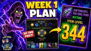 WoW Week 1 Plan: Great Vault, Mythic+ and Item Level 344