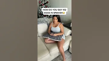 HOW DO YOU SAY 102 EGGS IN SPANISH Shorts 