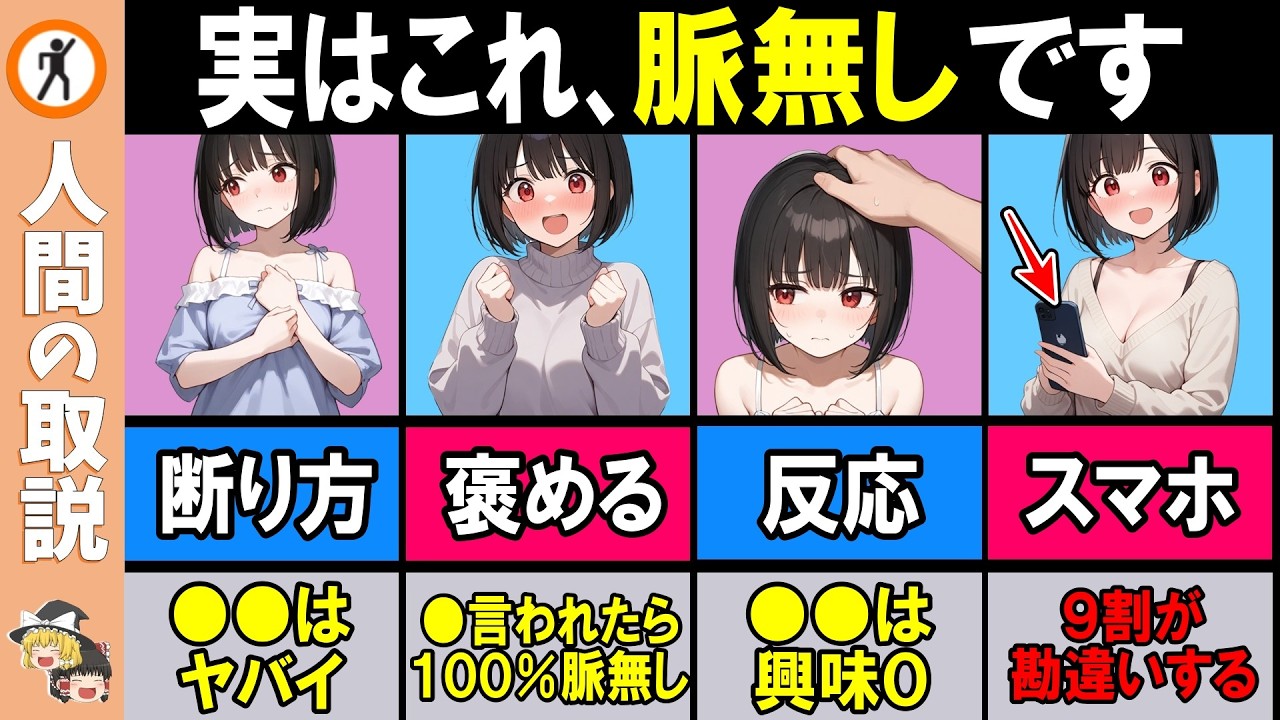 【8選】実はされたらマジでヤバい…完全脈なしのサイン