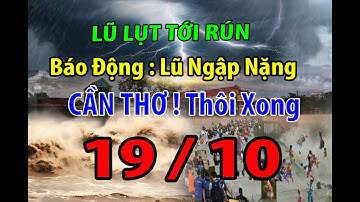 Báo Động Lũ NGẬP TỚI RÚN - CẦN THƠ Khóc Một Dòng Sông Luôn !