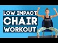 30 Min Low Impact Chair Workout | Seated Fitness Class (FULL-BODY WORKOUT!)