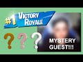 fortnite win with special guest commentary