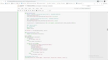 python - how to determine overlapping periods of time