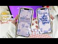 CUSTOMIZE MY IPHONE 13 WITH ME (free &amp; with links)💙 how I make my phone aesthetic 💌 BLUE THEME 🫐
