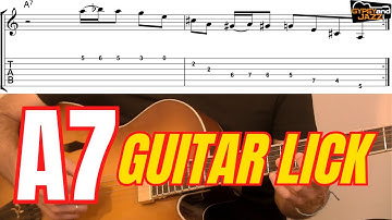 Cool A7♭9 Guitar Lick (Django Reinhardt