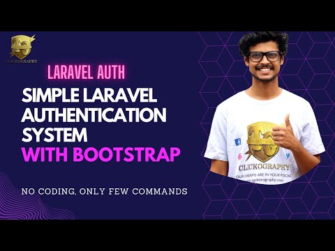 LARAVEL AUTH WITH BOOTSTARP | LARAVEL SIMPLE AND POWERFUL AUTHENTICATION SYSTEM