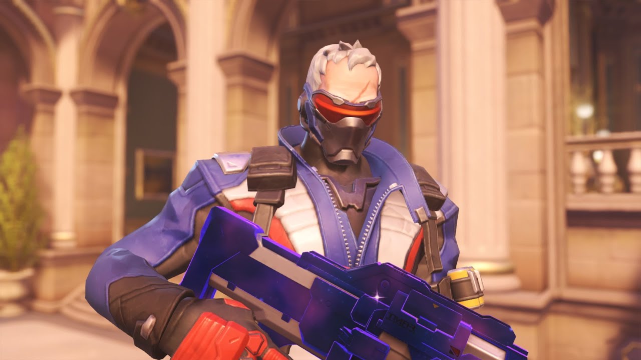 How a Genji OTP Plays Soldier - Soldier 76 Montage - YouTube
