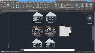 How to draw a 2D Roof plan in AutoCAD from scratch