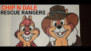 Чип И Дейл Спешат На Помощь!Chip And Dale Rescue Rangers!Рисунок Ручкой,Фломастер!🐿