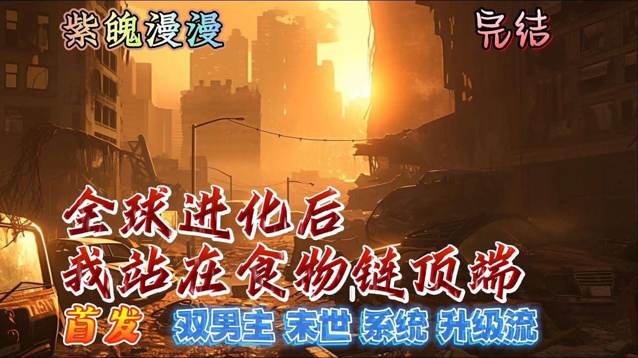 🌈 双男主末世升级流🌈 完本🔥《全球进化后我站在食物链顶端》【全】🔥末世来临可怕的污染病卷席世界。今天那个人分裂两颗头，明天那朵花长獠牙，后天那条鱼迈腿爬上岸。而陆言只是个平平无奇治疗污染病的医生罢了