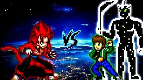 Xeno Vegito SSJ4 V3 OP VS Ben 10 Ultimate Alien V2 OP (all form) in Jump Force Mugen