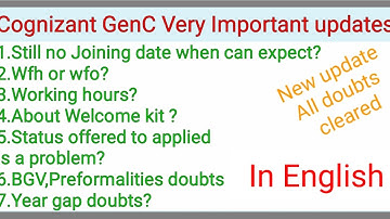 CTS new update in English | Cts will reject in bgv | No WebEx link for onboarding new update