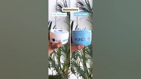 Best Moisturizer Picks For Dry VS Oily Skin | Top Products For Different Skin Types#shorts