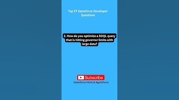 EY Salesforce Developer Interview Question #interviewquestions #salesforce #salesforcedeveloper #sf