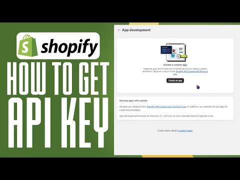 How To Get Shopify Api Key 2024