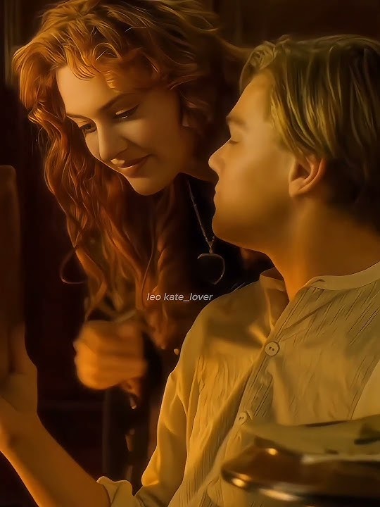 Titanic wonderful scene leo & kate❤😘#titanic #leonardodicaprio#90s#edit#ytshorts