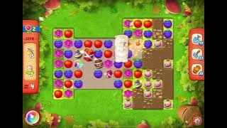 GardenScapes Level 3370 no boosters (14 moves)