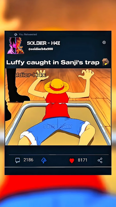 Luffy Fell for the OLDEST TRICK in the Book 🤦‍♂️🐭 #luffy #sanji #funny #shorts