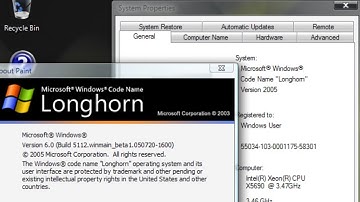 Windows Vista Build 5112 on overkill hardware and Aero working