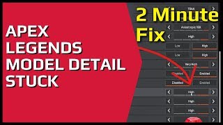 Apex Legends Model Detail STUCK Quick Fix (Low/Med/High)