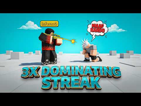 🔥 3 Dominating Streak Challenge in Sniper Arena! | Roblox