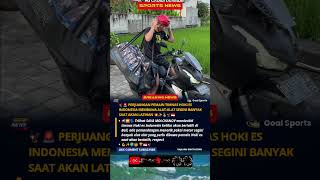 🦅🚨Perjuangan pemain timnas Hoki es Indonesia membawa alat-alat segini banyak saat akan latihan 💥✨🥇🇮🇩