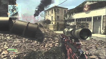 MW3 : Sniper "MSR" FFA on Fallen with Commentary