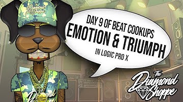 Day 9: Emotional Triumphant Trap Beat! Making a #BeatCookUp Video in #LogicProX #emotionalbeat