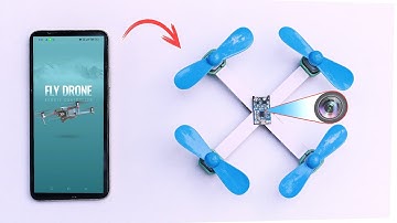 How to make camera drone at home mobile control || how to make arduino drone with camera