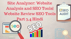 Website Analyzer: Website Analysis and SEO Tools | Website Review SEO Tools Part 3,4 [Hindi]