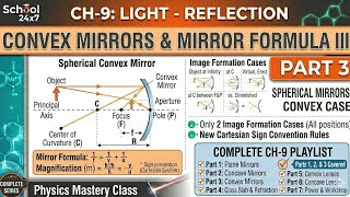 Light – Reflection &amp; Refraction | Spherical Mirror Image Formation | Class 10#reflection#ncert #cbse