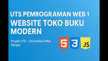 UTS Pemrograman Web | Website Toko Buku Modern