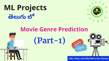 Movie Genre Prediction (Part-1) in Telugu || Machine Learning Projects || Nerchuko