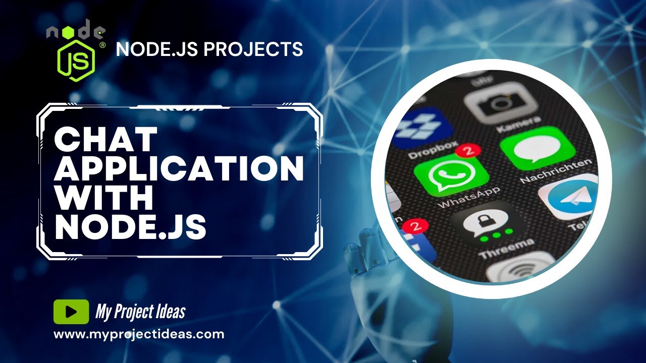 Chat Application with Node.js | Node.js Projects - YouTube