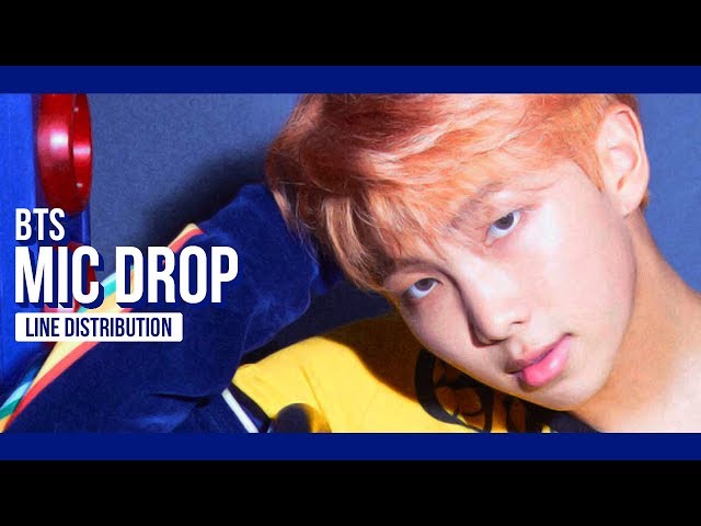 BTS - MIC Drop Line Distribution (Color Coded) | 방탄소년단 class=