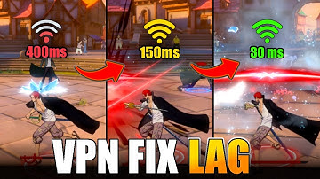 TESTING THE BEST VPN TO FIX LAG IN PVP EASY  | One Piece Fighting Path | OPFP