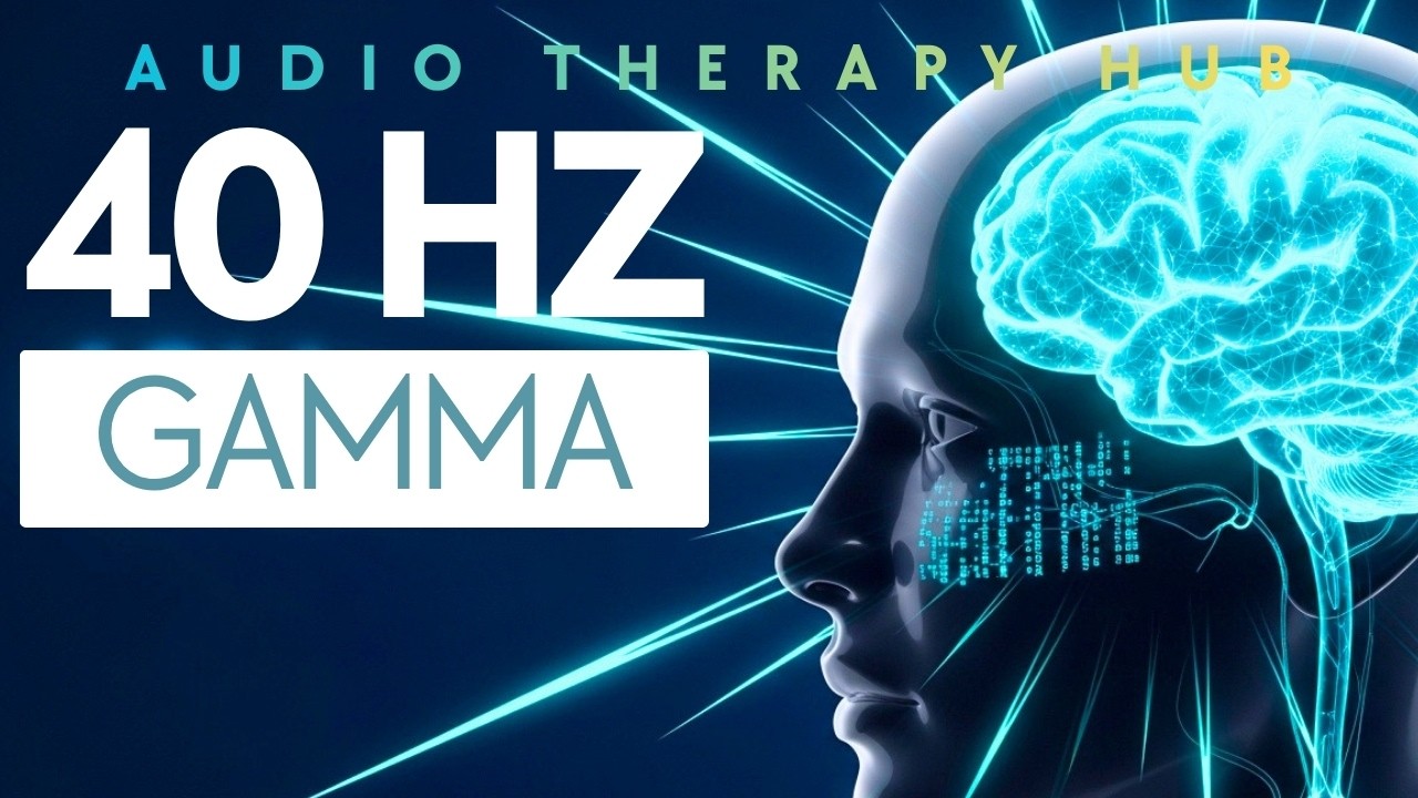 High-Precision 40 Hz Gamma | Ambient Focus Music for Deep Work & Coding | Black Screen