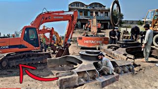 The Excavator Machine Chassis is Very Rusty And Broken || Amazing Repair BROKEN Chassis Video