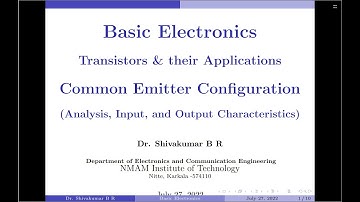 Tutorial 15: Common Emitter Configuration (Analysis, Input, and Output Characteristics)