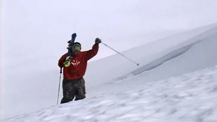 These Dudes are Skiing ICE?!?  (2002 Ski Movie III The From Line)