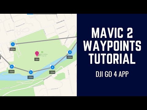 DJI Mavic 2 Waypoints 2.0 튜토리얼 | 새로운 인텔리전트 비행 모드