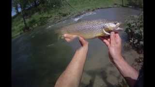 peche de la truite au toc 8 et 09 mai en eaux fortes