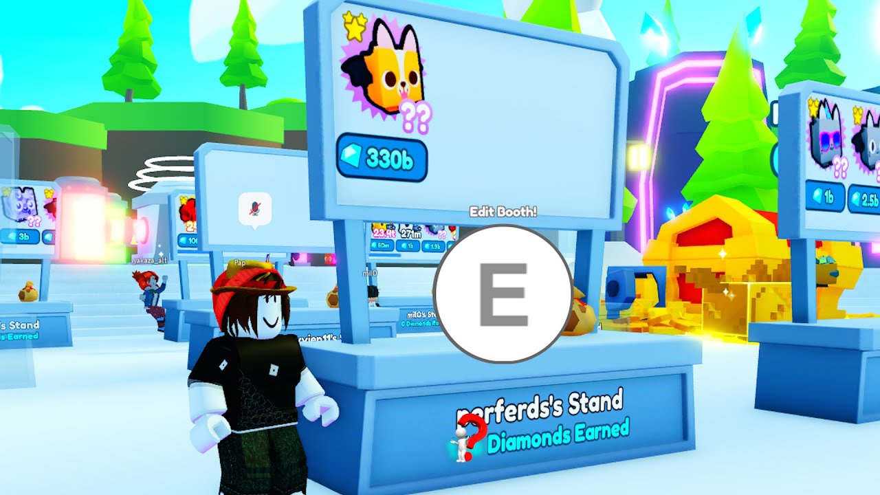 Omg How To USE NEW Trading Booths In Pet Simulator X Roblox Omg How To USE NEW Trading Booths In Pet Simulator X Roblox