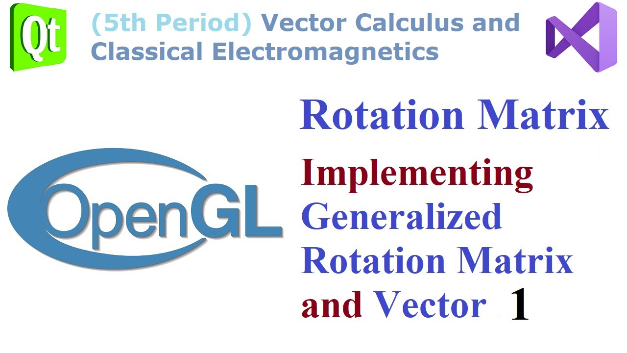 083 - Rotation Matrix, Implementing Generalized Rotation Matrix and ...